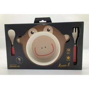 Monkey Bamboo Childs Dinnerware Set from Mona B